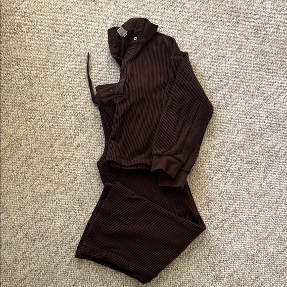 Auden Other - Women’s Ribbed Set - Dark Brown